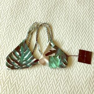 Stone Fox Swim Monstera Indie Bikini Top